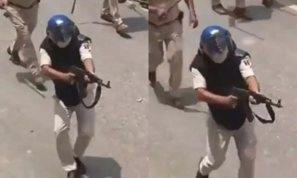 सिवान में AK-47 से फायर, जवान सस्पेंड