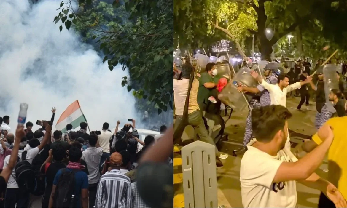 जंतर मंतर पर फिर शुरू हुआ हंगामा